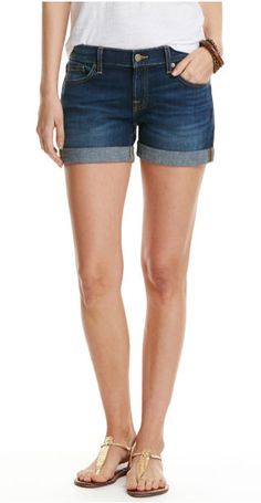 Put more fun in your summer with a pair of Vineyard Vines Cuffed Dark Wash Denim Shorts in Blue Moon that always look and feel just right. · 91% cotton, 6% polyester, 3% elastane · Signature hardware · Inseam: 4" (based on size 6)· Machine wash Hooded Denim Jacket, Trendy Swimwear, Denim Cutoff Shorts, Outfit Trends, Cropped Denim Jacket, Denim Details, Ripped Denim, Dark Wash Denim, Cropped Denim