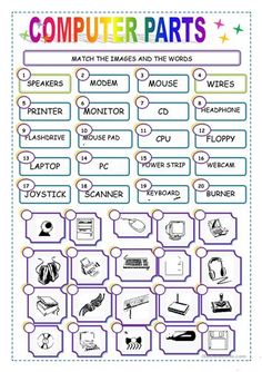 the computer parts worksheet