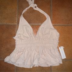 Nwt Thick Material Very Stretch Waist Questions? Leave A Comment Below! Casual Beige Halter Top For Beach, Summer Beige Halter Top For Day Out, Beige Halter Top For Summer Day Out, Spring Beige Halter Top For Vacation, Beige Halter Top For Spring Vacation, Beige Halter Top For Vacation In Spring, Spring Vacation Beige Halter Top, Casual Halter Top For Vacation, Beige Halter Top For Spring