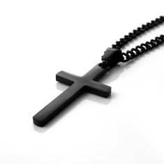 "Other Black Pendant and Chain Lengths available: https://www.etsy.com/listing/956983715/black-cross-necklace-for-men-mens-cross?ref=shop_home_active_4&frs=1 *Christian cross necklace is Highly polished shiny both sides surface simple and classic design pendant with 3mm wide curb chain. *Black Cross Necklace for men, cross pendant with chain High Quality 316L Stainless Steel is Commonly used for jewelry because it will not oxidize or turn black with only minimal maintenance. *Cross Pendant s Black Cross Jewelry With Adjustable Chain, Black Cross Pendant Jewelry Gift, Minimalist Black Cross Jewelry, Formal Black Stainless Steel Necklace, Black Cross Pendant Necklace Gift, Black Cross Pendant Necklace For Gift, Minimalist Black Cross Pendant Jewelry, Black Jewelry With Adjustable Chain And Cross Pendant, Black Stainless Steel Cross Jewelry