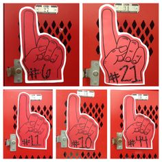 This week senior baseball locker decorations..... Making Jake's senior year as memorable as possible;) Baseball Locker Decorations, Volleyball Locker Decorations, Volleyball Decor