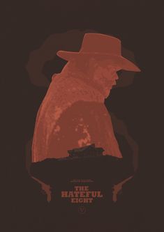 a movie poster for the hateful hour with an image of a man in a hat