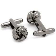 Add a bit of class to your french cuffs with the Gunmetal Knot Cufflinks for a contemporary twist on a classic style. The gunmetal plated base metal has a masculine and modern feel, and are both conventionally handsome and wearable with any shirt and tie. Wedding Gifts For Parents, Mens Cuff, French Cuff, Shirt Cuff, Tie Clips, Cufflinks Men, Men Shirt, Accessories Collection, Style Classique