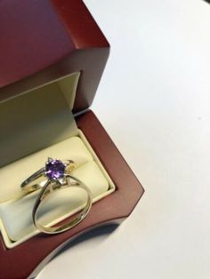 14kt Yellow Gold Handmade Reversible Flip Ring with Amethyst & Diamonds BrandNew | eBay Classic Amethyst Ring For Gift, Heirloom Style Amethyst Ring With Polished Finish, Classic Purple Ring As Gift, Classic Purple Rings As Gift, Classic Amethyst Ring As A Gift, Luxury Solitaire Amethyst Ring As Gift, Heirloom Amethyst Ring Suitable For Gifting, Heirloom Style Amethyst Ring As A Gift, Heirloom Style Amethyst Ring For Gift