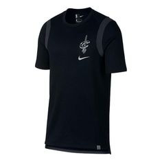 the nike air jordan t - shirt is shown in black