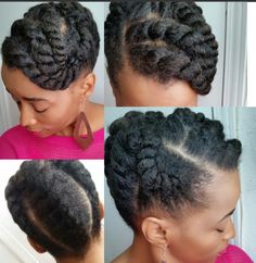 Flat Twist Hairstyles Updo, Twist Hairstyles Updo, Natural Updo, Flat Twist Updo, Natural Hair Twist Out, Twisted Hair, Nappy Hair, Twisted Updo