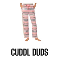 Cuddl Duds Ladies Sleep Pants Pink Pattern And Solid Print On Sides Sizes Medium 10-12 And Large 14- 16 And Xl 18-20 94% Polyester, 6% Spandex This Is A Full-Length Long Pant With A Comfortable Elastic Waistband And Functional Adjustable Drawstring. Made From A Soft Stretch Sweater Knit Fabrication, You'll Want To Lounge In All Day And Night The Washing Instructions Are To Machine Wash Cold With Like Colors And Tumble Dry Low If Desired. You May Also Iron On Low If Needed. All Orders Ship Next B Cuddle Duds, Leopard Pajamas, Thermal Pajamas, Velour Pants, Floral Pajamas, Cuddl Duds, Fleece Pajamas, Sleep Pants, Nightgowns For Women