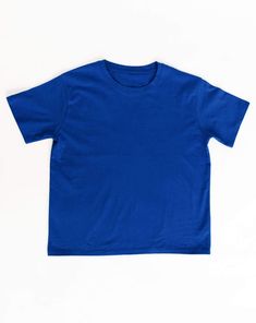 Your child will love our Kids' Organic Cotton T-shirt! Crafted with 100% organic cotton, this durable t-shirt is gentle on their skin, perfect for sensory-sensitive children. The cheerful blue hue adds a fun twist to any outfit, while the soft fabric and lightweight design offer unbeatable all-day comfort. Ready for every adventure, our organic t-shirt will bring lasting quality and joy to your kid. Naturally soft and gentle on sensitive skin Gender-neutral style Sustainably and ethically made F Casual Blue Organic Cotton T-shirt, Plain Blue Cotton Shirt, Blue Relaxed Fit Organic Cotton T-shirt, Relaxed Fit Blue Organic Cotton Tops, Blue Relaxed Fit Organic Cotton Tops, Basic Blue Cotton T-shirt, Blue Organic Cotton Crew Neck T-shirt, Blue Plain Cotton T-shirt, Unisex Blue T-shirt For Summer