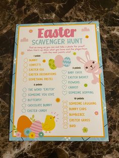 Easter scavenger hunt, Easter, treasure hunt, Easter game for kids, Easter party game, scavenger hunt, treasure hunt, Easter game Printed on heavy duty card-stock. Card measures 8 x 6 inches. Great way to add some fun to your Easter celebration.  🔹Price is for 10 cards.  Colors may vary slightly due to phone, or computer monitor settings. I have lots of personalized items in my shop that you are sure to love, so be sure to check out my other listings here: http://etsy.com/shop/CraftyCollinsGift Religious Easter Scavenger Hunt, Lds Easter Scavenger Hunt, Easter Bunny Scavenger Hunt Letter, Easter Egg Scavenger Hunt For Older Kids, Treasure Map Easter Egg Hunt, Easter Scavenger Hunt Clues, Ward Activities, Easter Treasure Hunt, Kids Easter Party