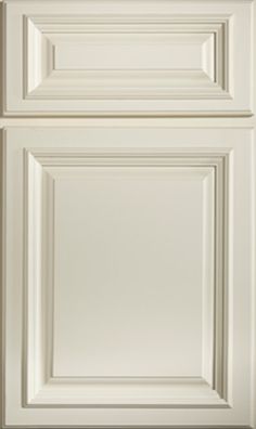 an image of a white cabinet door