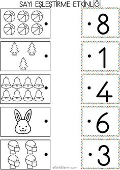 a printable worksheet with numbers for children to practice counting