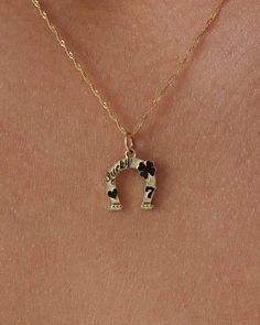 Jewelry Gifts For Girlfriend, Lucky Aesthetic, Delaney Childs, Lucky Necklace, Number Seven, Lucky Charm Necklace, Tiny Necklace, Lucky Jewelry, Best Friend Necklaces