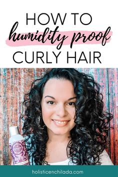 Tame frizz and conquer humidity with these expert tips and tricks. Learn how to humidity-proof your curly hair and keep those locks looking flawless. Curly Hair Anti Frizz Products, Glycerin Free Curly Hair Products, Curly Hair In Humidity Tips, Curly Hair Humidity Styles, Anti Frizz Curly Hair, Curly Hair Frizz