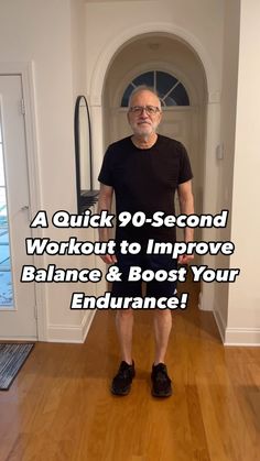 Mitch | 71 y/o Senior Fitness Trainer | Improve your balance by doing these 3 low-impact cardio movements. You can do these movements throughout the day to stay active & strong!... | Instagram Balance Excersize, Senior Balance Exercises, Exercises For Balance, Balance Exercises For Seniors, Improve Balance Exercises, Leg Strengthening Exercises, Knee Pain Exercises, Yoga For Seniors, Low Impact Cardio