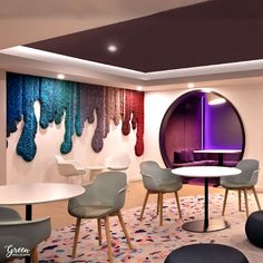 Bringing a splash of color to Yotel Miami! 🎨✨ Our eye-catching rainbow moss drip art transforms the walls of this trendy downtown hotel, creating an immersive experience that reflects the lively spirit of Miami. Perfect for guests seeking a unique and inspiring stay! Photo credit: Yotel Miami ... #mosscompany #mossart #mosswalls #moss #preservedmoss #biophilicdesign #plantart #plantwall #livingwall #customart #homedecor #officedecor #hgtv Drip Art, Living Wall