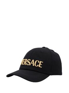 logo-embroidered baseball cap from Versace featuring black, cotton, embroidered logo to the front, curved peak and rear buckle fastening.Gender: MENMaterial: SYNTHETIC->METALLIZED POLYESTER53.0 % SYNTHETIC->VISCOSE47.0 % NATURAL (VEG)->COTTON100.0 % NATURAL (VEG)->COTTON100.0 %Color: BLACKMade in: IMPORTEDProduct ID: 10126931A081032B150*Import tax/duty will be calculated at checkout (If applicable) Chanel Camellia Flower, Black Hats, Compass Bracelet, Chanel Camellia, Versace Logo, Logo Baseball, Wide Cuff Bracelets, People Fall In Love, Burberry Hat