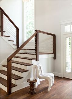 an instagram photo of a staircase in a house