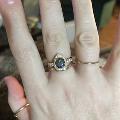 Estate Halo Lab Blue Sapphire Diamond Antique Engagement Ring | Etsy Antique Engagement Rings Victorian, Engagement Ring Victorian, Enagement Rings, Victorian Art Deco, Victorian Engagement Rings, Blue Moissanite, Antique Engagement Ring, Halo Setting, Blue Sapphire Diamond