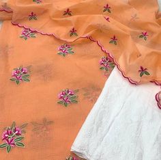 Item Overview ATHARVA Embroidery Kota Salwar Kameez/Embroidery Kota Dupatta Orange/Cotton Chikankari Bottom/Stitch Unstitch/Patiala/Pants/Plazo/Colors Available Dno. KO473B Fabric: * Shirt: 2.5 Mts - Kota Doria- Jaal Embroidered * Dupatta: Kota Doria- 2.5 Mtrs All Over Embroidery * Bottom 2.5 Mts. - Cotton Chikankari Salwar Excusive Hand Embroidered Party Wear Punjabi Suit. Customization: * Fabrics Customization: Designs Can be made in different Fabrics. *Color Customization: Designs Can be made Chikankari Salwar, Patiala Salwar Kameez, Kota Doria Suits, All Over Embroidery, Patiala Salwar, Embroidered Pants, Cotton Bottoms, Punjabi Suits, Different Fabrics