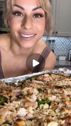 Pan Green Beans, Feta Bake, Sausage And Green Beans, Healthy Macros, Chicken Feta, Brooke Brown, Feta Recipe, Beans And Sausage, Broccoli Chicken