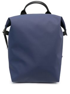 navy blue logo-print edge single circular top handle adjustable shoulder straps top zip fastening main compartment asymmetric body rear zip-fastening pocket Longchamp Backpack Le Pliage, Longchamp Le Pliage Energy, Le Pilage, Longchamp Backpack, Longchamp Bags, Blue Backpack, Blue Logo, Strap Tops, Longchamp Le Pliage