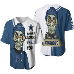 Shipping from the US. Easy 30 day return policy, 100% cotton, Double-needle neck, sleeves and hem; Roomy Unisex Fit. Casual Jersey Sublimation Design For Fan Gear, White Cotton Baseball Jersey For Fans, Casual Baseball Jersey With Sublimation Print As Fan Gear, Cotton Baseball Jersey With Short Sleeves For Fans, Cotton Short Sleeve Baseball Jersey For Fans, Blue Cotton Baseball Jersey With Graphic Print, Blue Graphic Print Cotton Baseball Jersey, Casual Baseball Jersey In Jersey Fabric, Cotton Baseball Jersey For Fans