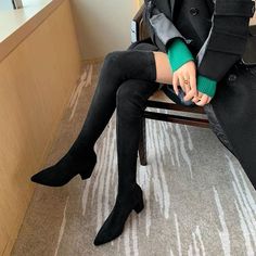 Khaki Heels, High Heel Stiefel, Womens High Boots, Fabric Boots, Heeled Chelsea Boots, High Heels Boots, Black High Heel Boots, Shoes High Heels, Heels Boots