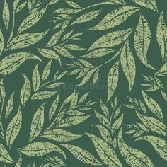 a green leafy pattern on a dark green background royalty illustration stock images and clippings