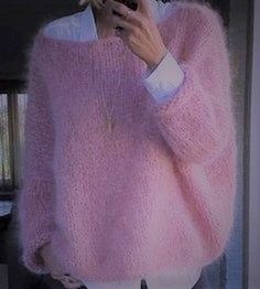 Mohair Sweater Pattern, Pull Mohair, Mohair Knit, Loose Knit Sweaters, Mohair Cardigan, Comfortable Sweater, Lace Sweater, Cold Shoulder Sweater, Oversize Knit