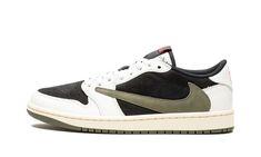 Shop WMNS Air Jordan 1 Low OG "Travis Scott - Olive" at Stadium Goods, the world's premier marketplace for authentic sneakers and streetwear. Fast shipping, easy returns. Travis Scott Olive, Travis Scott Shoes, Olive Shoes, Reverse Mocha, Womens Air Jordans, Limited Edition Sneakers, Wings Logo, Forrest Gump, Red Nike