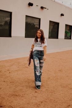 Distressed Wide Leg Denim – Wild Junkie Hairstylist Fits, Rodeo Fits, Nfr Outfits, Country Fits, Western Fits, Wide Leg Jeans Outfit, Wide Leg Denim Jeans, Western Wear Outfits, Cute Country Outfits