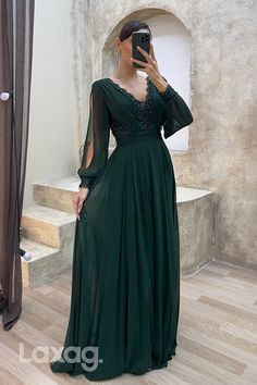 Formal Evening Dress With Sheer Sleeves And V-neck, Formal V-neck Evening Dress With Sheer Sleeves, Elegant V-neck Lace Dress For Gala, V-neck Lace Patchwork Dress For Prom, Elegant Dress With Sheer Bodice And V-neck, V-neck Evening Dress With Illusion Neckline For Gala, Elegant V-neck Evening Dress With Lace Sleeves, V-neck Evening Dress With Sheer Sleeves, Sheer V-neck Lace Dress For Evening