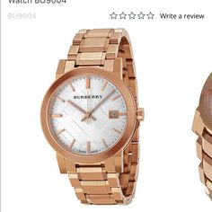 Rose Gold Stainless Steel Burberry Watch. Comes With The Original Box, The Care Instructions, And Extra Links. Just Had The Battery Replaced! Burberry Jewelry, Burberry Watch, Jewelry Rose Gold, Burberry, Original Box, Care Instructions, Rose Gold, Women Jewelry, Stainless Steel