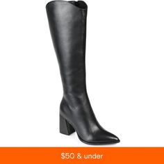 in stock Fall Tall Boots With Stacked Heel, Tall Boots With Stacked Heel For Fall, Tall Boots For Fall, Tall Platform Boots With Stacked Heel For Fall, Wide Calf Knee-high Boots With Reinforced Heel For Spring, Spring Tall Heeled Boots With Stacked Heel, Spring Wide Calf Platform Boots With Stacked Heel, Knee-high Stacked Heel Boots For Spring, Fall Knee-high Boots With Stacked Heel And Medium Width