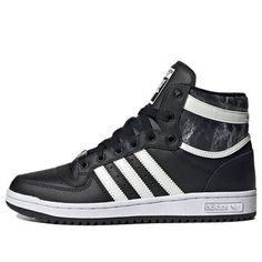 (WMNS) adidas Originals Top Ten RB 'Black White' HQ6754 Adidas Mid-top High-top Sneakers For Streetwear, Adidas Casual High-top Synthetic Sneakers, Adidas High-top Sneakers For Streetwear, Adidas Logo Sporty Lace-up High-top Sneakers, Urban Adidas High-top Lace-up Sneakers, Adidas Athleisure High-top Sneakers For Streetwear, Adidas Mid-top Sneakers For Streetwear, Adidas Black Synthetic High-top Sneakers, Adidas Urban Black High-top Sneakers