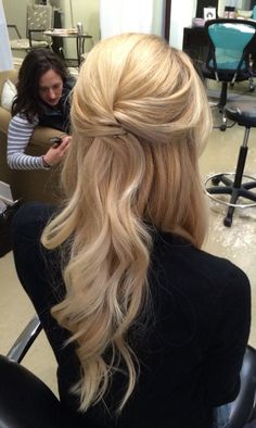 Down Hairstyles For Long Hair, Easy Updos For Long Hair, Best Wedding Hairstyles, Wedding Hair And Makeup, Half Up Half Down, Hair Dos