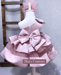 Elegant Fitted Ruffle Dress For Dress-up Occasions, Elegant Pink Ruffle Dress For Dress-up Occasions, Elegant Spring Tutu Dress With Bow, Summer Tutu Dress With Bow For Baptism, Summer Baptism Tutu Dress With Bow, Tulle Dress With Bow For Pageant, Elegant Fitted Tutu Dress With Bow, Summer Wedding Tutu Dress With Bow, Elegant Tulle Tutu Dress With Bow