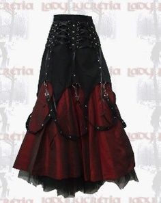 Combine this with bustling. Mode Steampunk, Fest Outfits, Gothic Clothes, Gothic Clothing, Steampunk Costume, Gothic Steampunk, Steampunk Clothing, Gothic Dress, Gothic Beauty