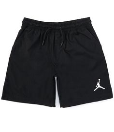 From Jordan&#x2C; this short features:  Drawstring waistbandSide pocketLogo on the left legPull-on constructionCottonMachine wash/tumble dry Imported. Sports Bottoms With Side Pockets And Adjustable Waist, Sporty Shorts With Pockets And Adjustable Waist, Cotton Sports Bottoms With Adjustable Waist, Adjustable Waist Cotton Bottoms For Sports, Black Summer Bottoms With Comfort Waistband, Jordan Shorts, Woven Shorts, Boys Shorts, Birthday List