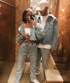 Boyfriend Girlfriend Outfits, Couple Streetwear, Couple Outfit Ideas, Match Outfits, Fit Couple