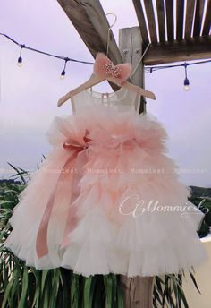 ** Please let a note about your current baby girl age/weight/height in checkout/inbox to help us prepare your order better ! Unique and beautiful high end tutu puffy ruffled baby dress designed and made by Mommiest. They are perfect for any special occasions such as wedding, flower girl, birthday, first birthday, party, photoshoots,... Material: tulle, satin, chiffon Washing care: Handwash at 20 oC max; Wool spin mode; Iron at 100oC max *This design dress will be handmade to order within 5 busin Cute Fairy Dress With Ruffles For Weddings, Cute Tulle Fairy Dress With Ruffles, Cute Tulle Princess Dress With Ruffles, Organza Tutu Dress With Ruffles For First Birthday, Summer Fairy Dress With Ruffles For First Birthday, Pink Organza Tutu Dress For Baptism, Cute Sleeveless Tutu Dress For Wedding, White Organza Dress For Birthday, First Birthday Princess Dress With Ruffles