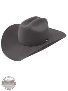 Stetson SWMSON-72424966 Mason 4X Wool Western Hat profile Grey Cowboy Hat, Felt Cowboy Hat, San Angelo, Stetson Hat, Felt Cowboy Hats, Western Hat, Hat Box, Western Hats, Hat Band