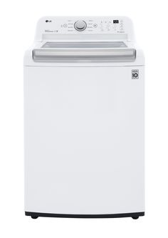 a white dishwasher sitting on top of a counter next to a dryer