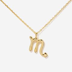 Scorpio Zodiac 14K Gold Plated Necklace | Little Sky Stone Zodiac Necklace Scorpio, Scorpio Necklace, 14k Gold Plated Jewelry, Zodiac Necklace, Scorpio Zodiac, Zodiac Necklaces, Engraved Jewelry, Gold Plated Necklace, Gold Filled Jewelry