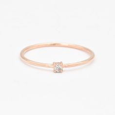 Certified Diamond Gold Ring - Dainty Rose Gold Ring - Real Solid 14k Rose Gold (41096990228546) 14k Rose Gold Stackable Promise Rings, 14k Rose Gold Stackable Rings With Single Diamond, Dainty 14k Rose Gold Solitaire Jewelry, Rose Gold 14k Gold Stackable Rings With Single Diamond, Fine Jewelry Rose Gold Midi Ring With Diamond, 14k Rose Gold Stackable Rings With Brilliant Cut, Dainty 14k Rose Gold Diamond Ring For Anniversary, Minimalist 14k Rose Gold Solitaire Jewelry, Dainty 14k Rose Gold Jewelry With Single Diamond