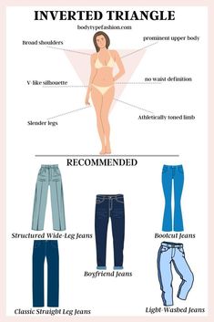 V Shape Body, Inverted Triangle Outfits, Dress For Body Shape