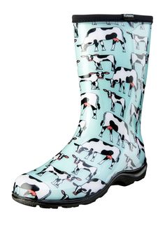 Our women's fashion rain and garden boots are super comfortable and made in the USA. Rain Boots Fashion, Garden Boots, Cow Gifts, Rain Shoes, Rain Garden, Comfortable Boots, Rubber Boots, Lovely Clothes, Fashion Images