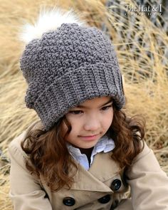 Crochet Hat PATTERN - Snuggle Up Slouchy - crochet pattern for slouchy hat, slouch hat (Toddler Child Adult sizes) - Instant PDF Download