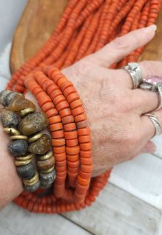 "Really Beautiful, Handmade Beads From Java , Perfect For Those Who Opt For The Antique, Rustic accent , You Can Create Beautiful Jewelry, Adding That Rustic Accent To Beautiful Earrings, Bracelet, Anklets, Necklaces Etcetera. The Texture Of These Beads Are Rough, And Their Color Is Beautiful Orange, Wow Beautiful, You Have To See Them. You Will Receive A 10\" Long strand, 8mm. Hole 2mm+. Feel Free To Contact Me If You Have Any Questions 😉, I Will Be Happy To Help You." Roman Glass Necklace, Ancient Beads, Natural Turquoise Stone, Bead Jewellery Supplies, Glass Beads Jewelry, Rustic Jewelry, Unisex Necklace, Bone Beads, Moon Jewelry