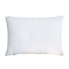 a white pillow on a white background